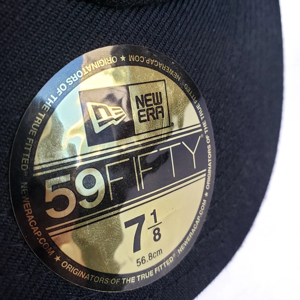 59Fifty Fitted New Era Hat Seattle Mariners Removable Logo 7 1/8
